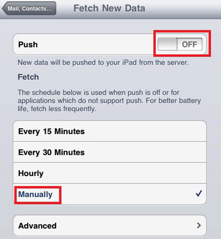 iPad Push e-mail - inLook.vn