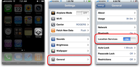 Tắt tính năng xác định vị trí của iPhone - inLook.vn