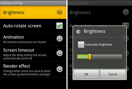 Điều chỉnh độ sáng trên điện thoại Android - inLook.vn