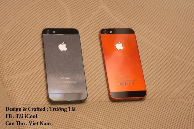 Độc đáo iPhone 5 có logo quả táo phát sáng ở Việt Nam