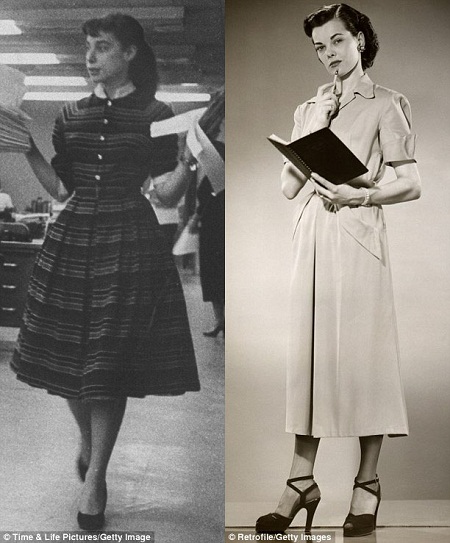 Thời trang công sở những năm 1930-1960: Gợi cảm, tinh tế