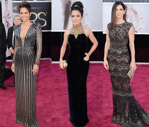 Soi váy hàng hiệu đẳng cấp tại Oscar 2013 - 2