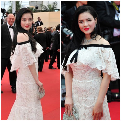 Bóc mác váy hàng hiệu của Lý Nhã Kỳ tại Cannes 2013 - 3